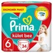 Prima Külot Bebek Bezi 6 Beden 34 Adet Ekstra Large Ekonomik Paket  - Görsel 2