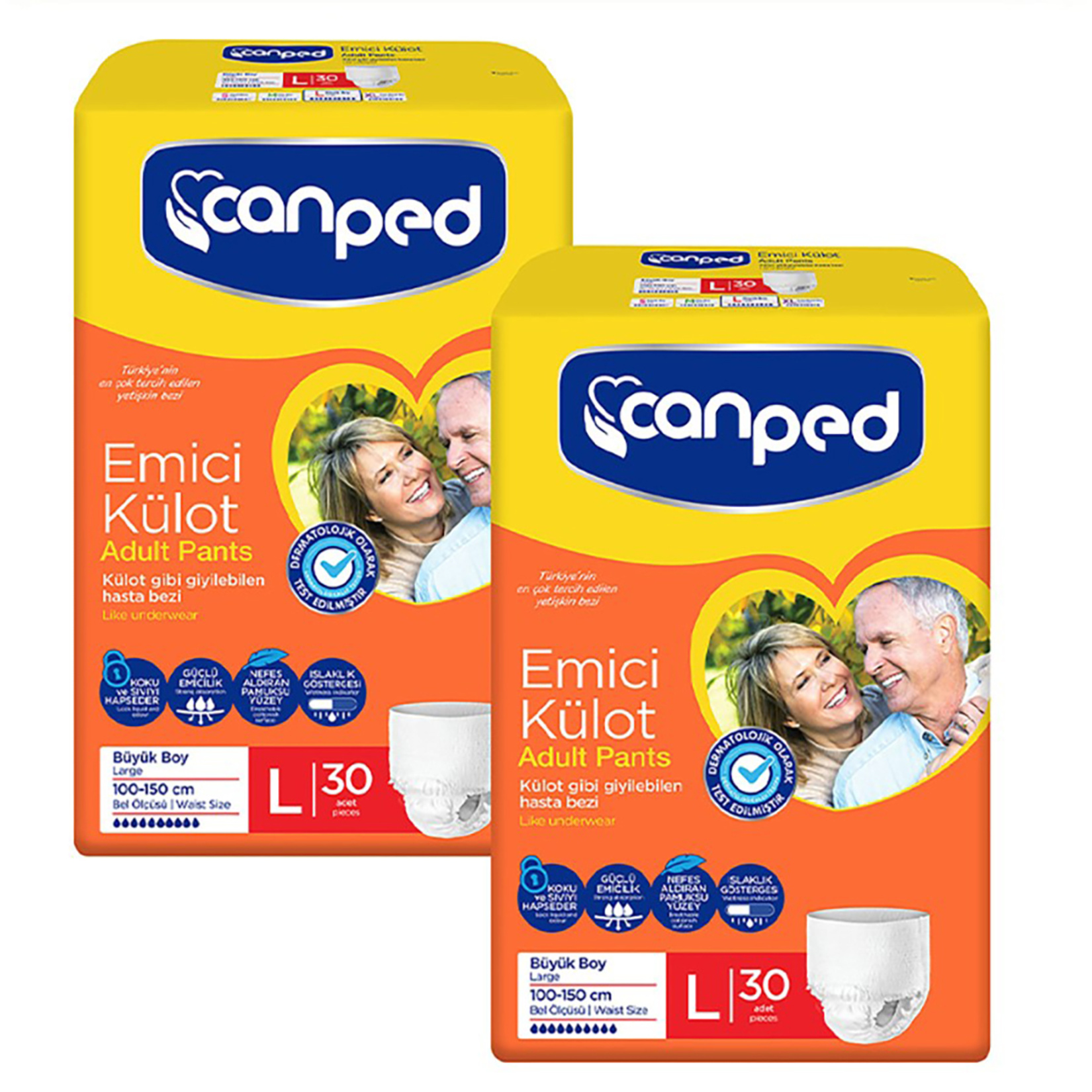 Canped Emici Külot Büyük Paket 60'lı