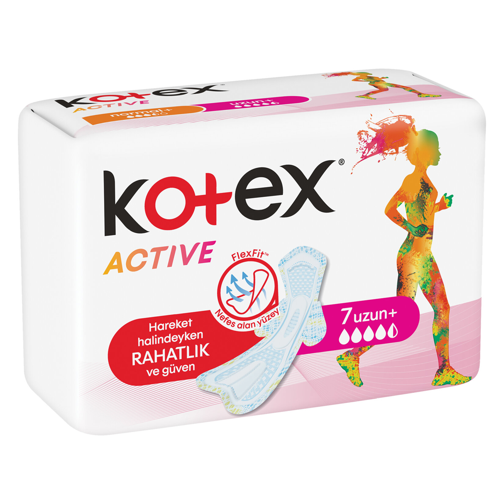 Kotex Active Tekli Uzun 7'li - Görsel 1