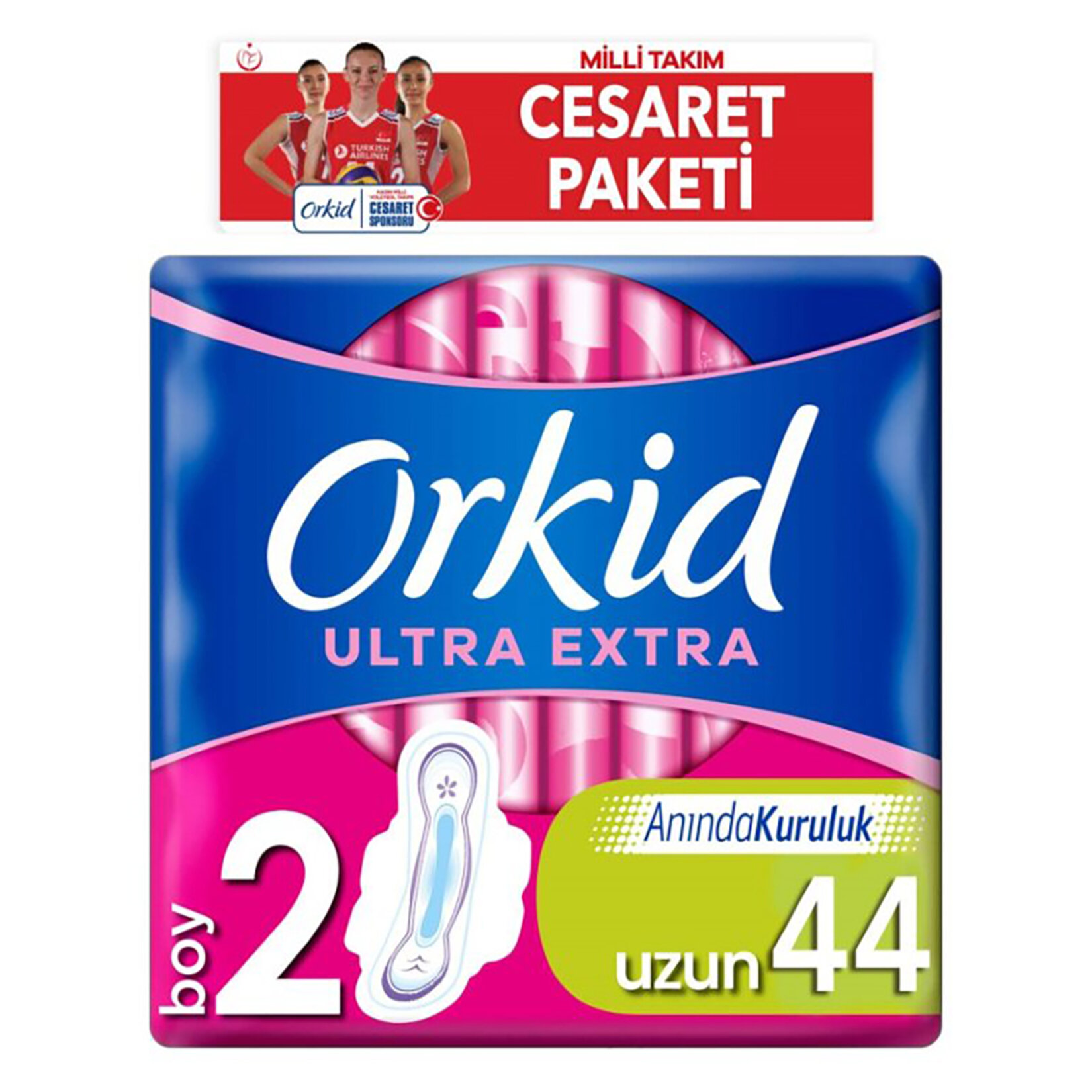 Orkid Ultra Extra Uzun Cesaret Paketi 2x 22'li - Görsel 2