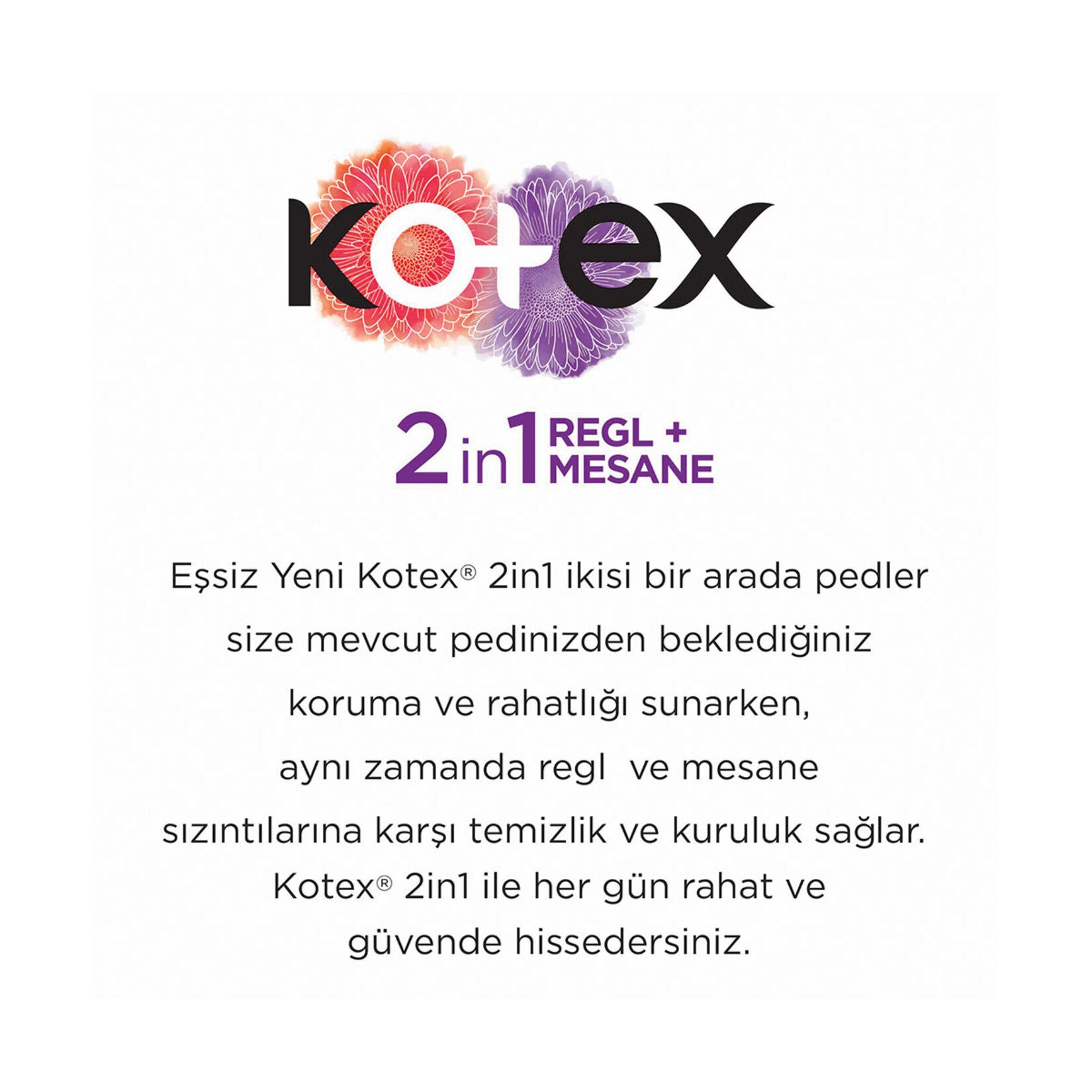 Kotex 2In1 Günlük Ped 22'li - Görsel 4