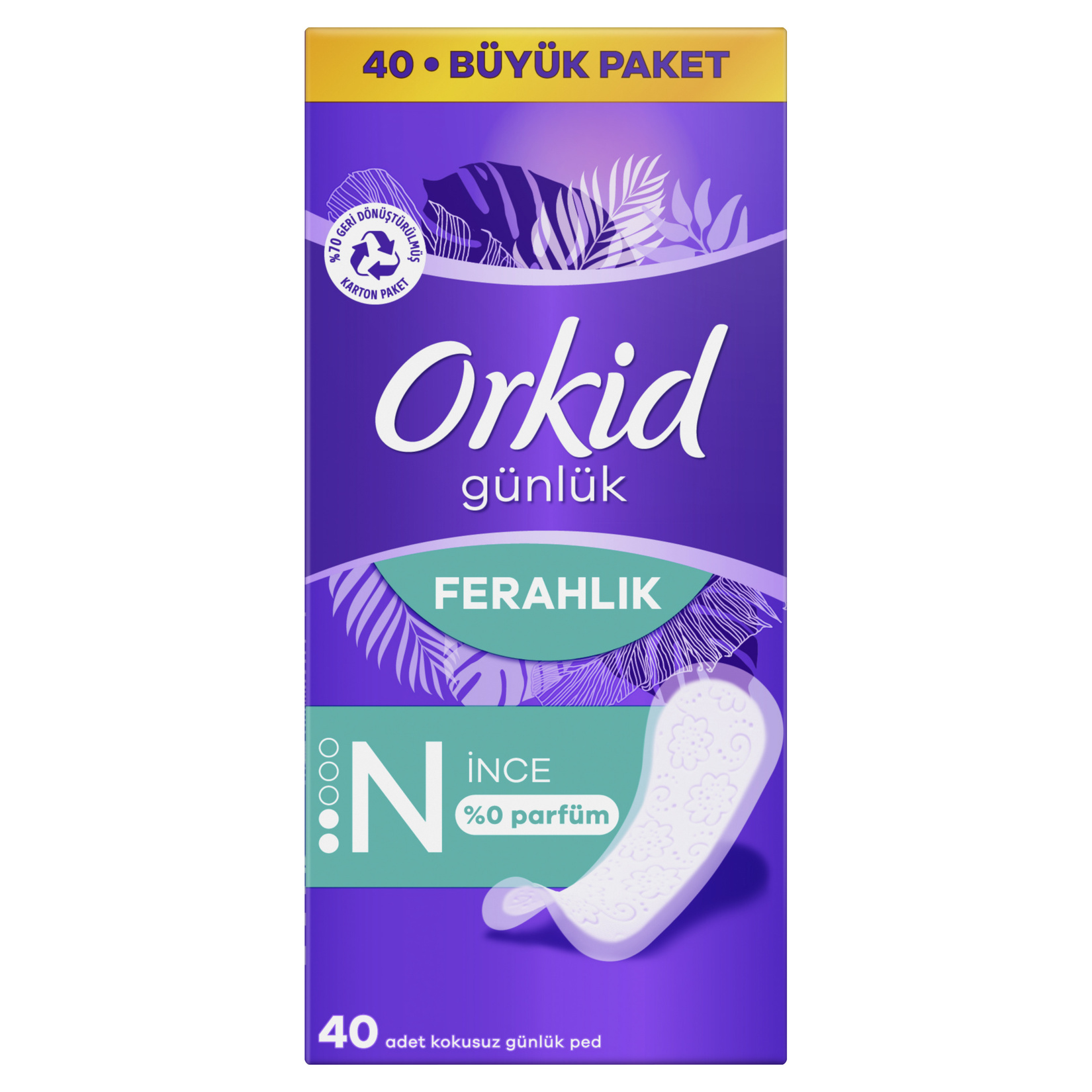Orkid Günlük İnce Ekonomik Normal 40'lı - Görsel 1