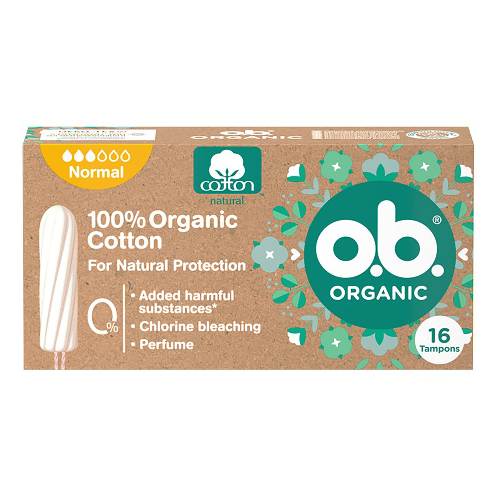 Ob Organıc Normal Tampon 16'lı