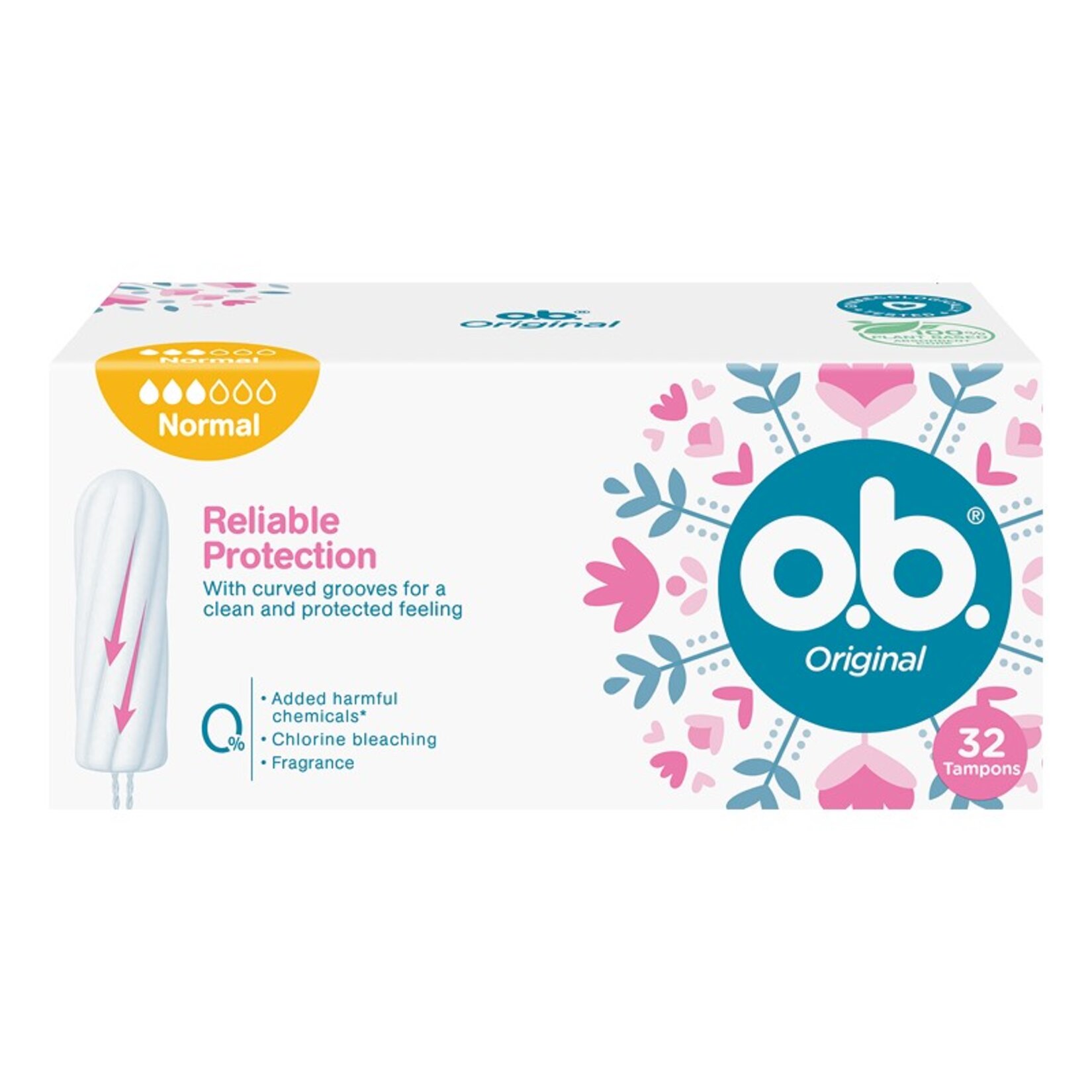 Ob Original Normal Tampon 32'li