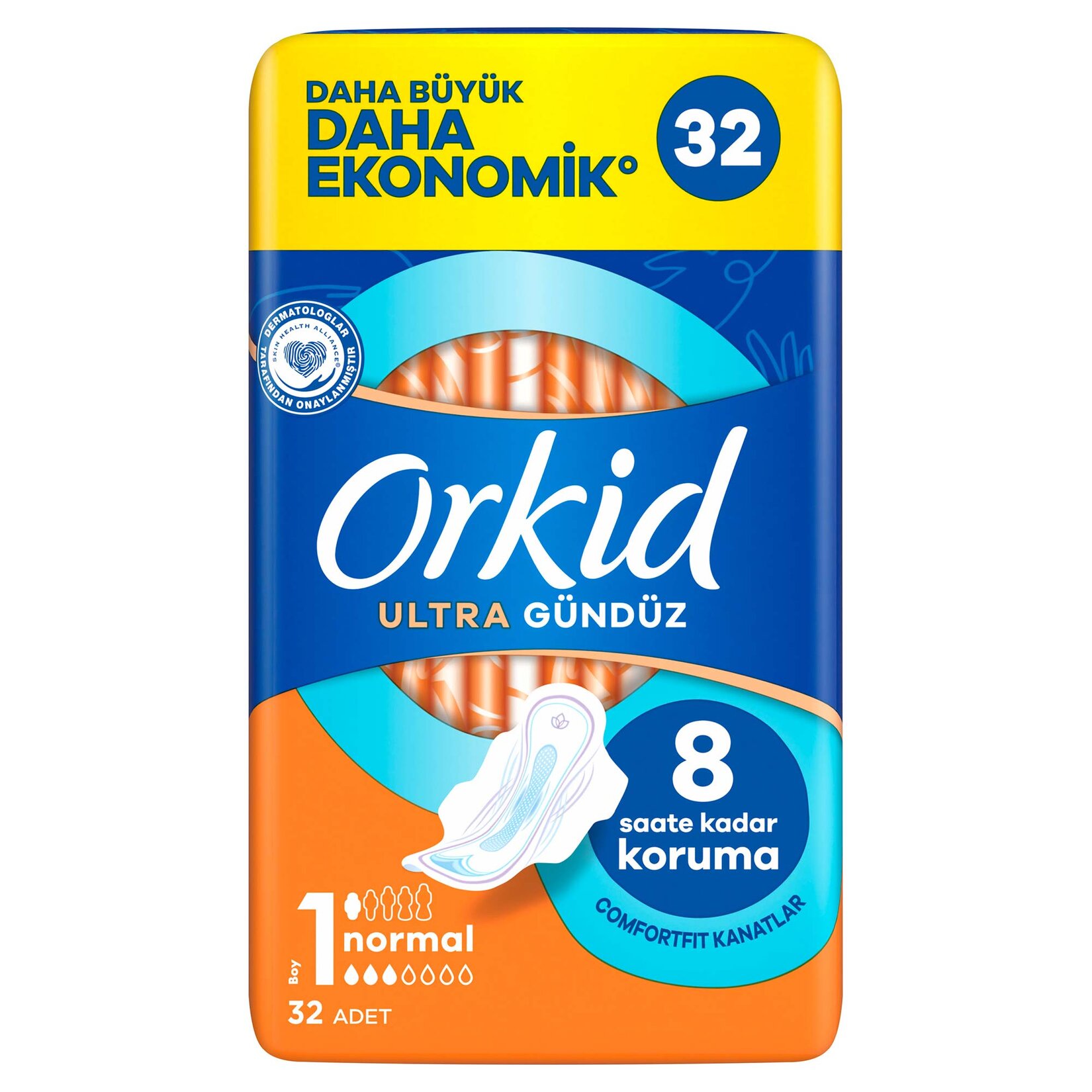 Orkid Ultra Ekstra Normal Ped 32'li - Görsel 1