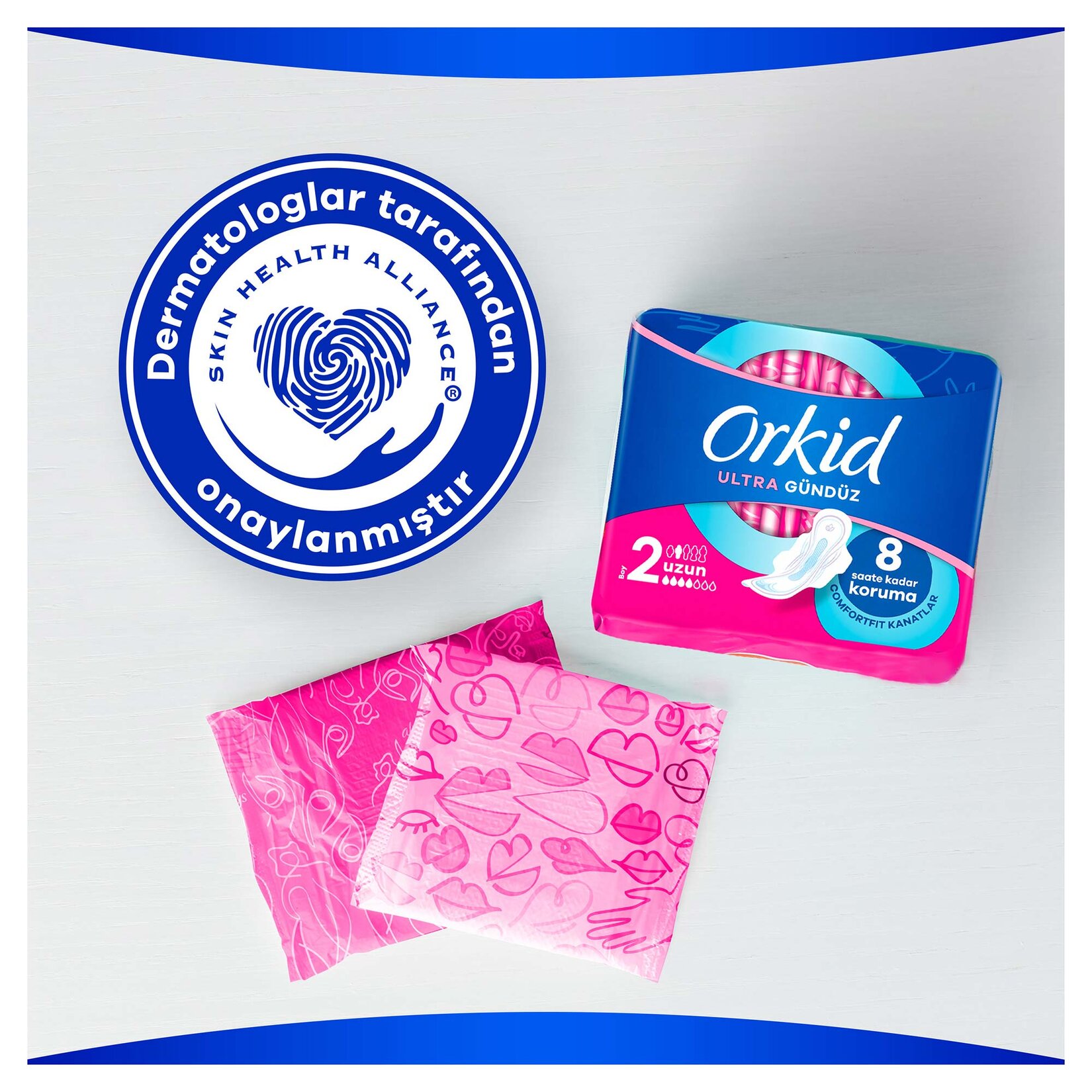 Orkid Ultra Ekstra Uzun Ped 28'li - Görsel 8