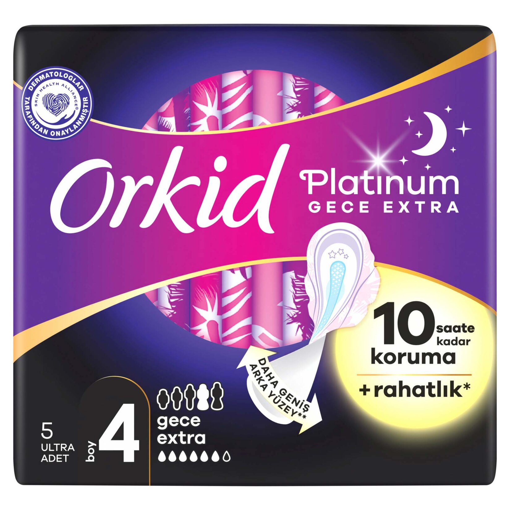 Orkid Platinum Tekli Paket Gece Ekstra 5'li - Görsel 1