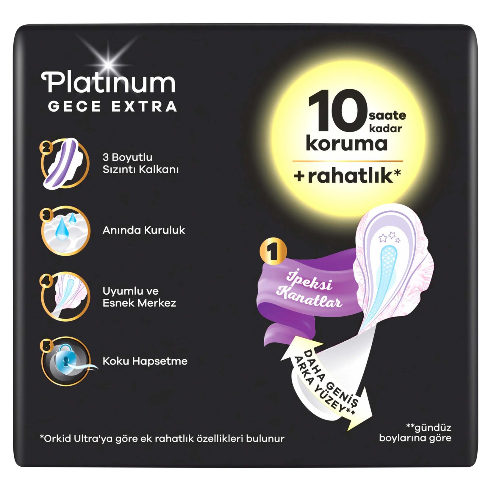 Orkid Platinum Tekli Paket Gece Ekstra 5'li - Görsel 8