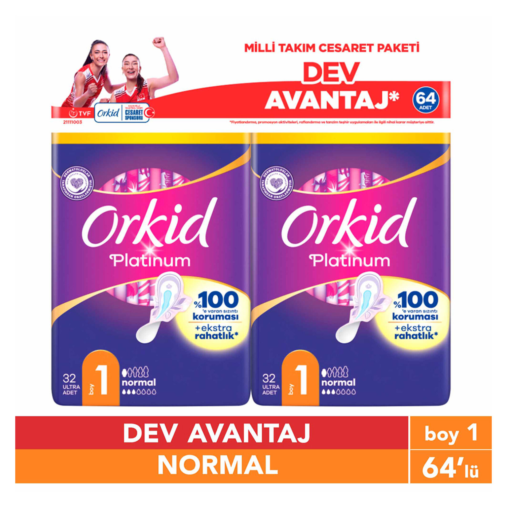 Orkid Platinum Cesaret Paketi Normal Yeni 64'lü - Görsel 2