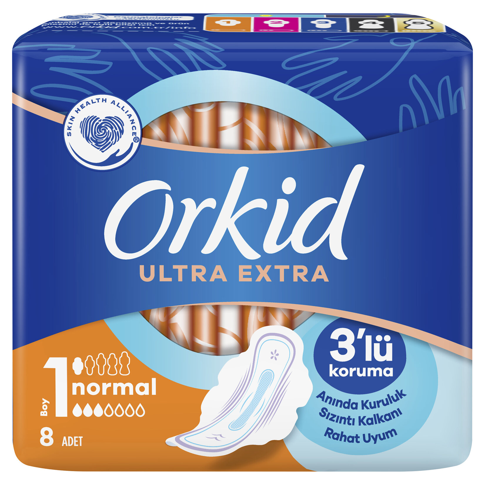 Orkid Ultra Extra Normal Tekli 8'li - Görsel 3