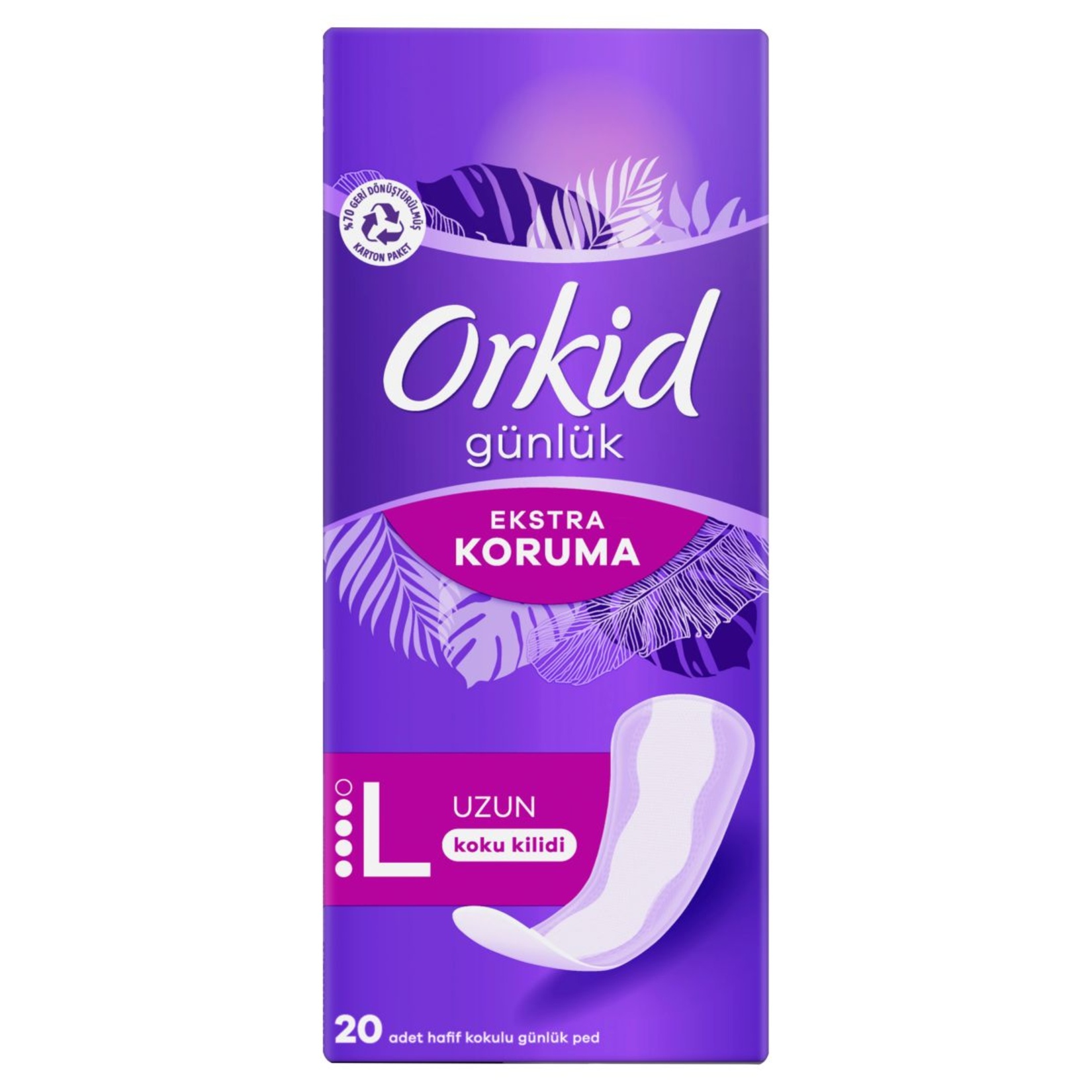 Orkid Günlük Ped Extra Koruma Uzun 20'li - Görsel 1