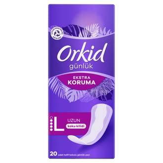 Orkid Günlük Ped Extra Koruma Uzun 20'li