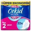 Orkid Ultra Extra Hijyenik Ped Uzun Süper Ekonomik Paket 22 Ped - Görsel 1