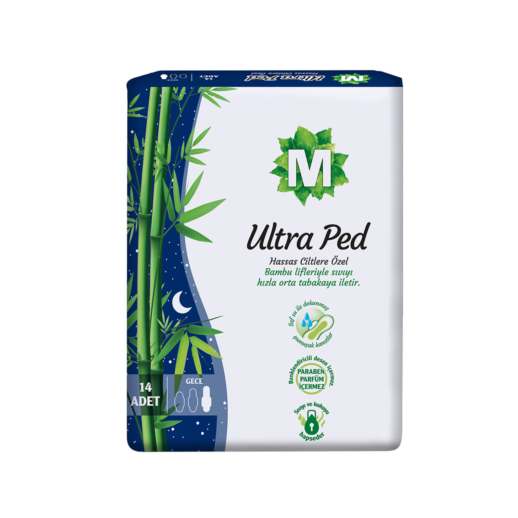 Migros Ultra Hijyenik Ped Gece 14 Adet