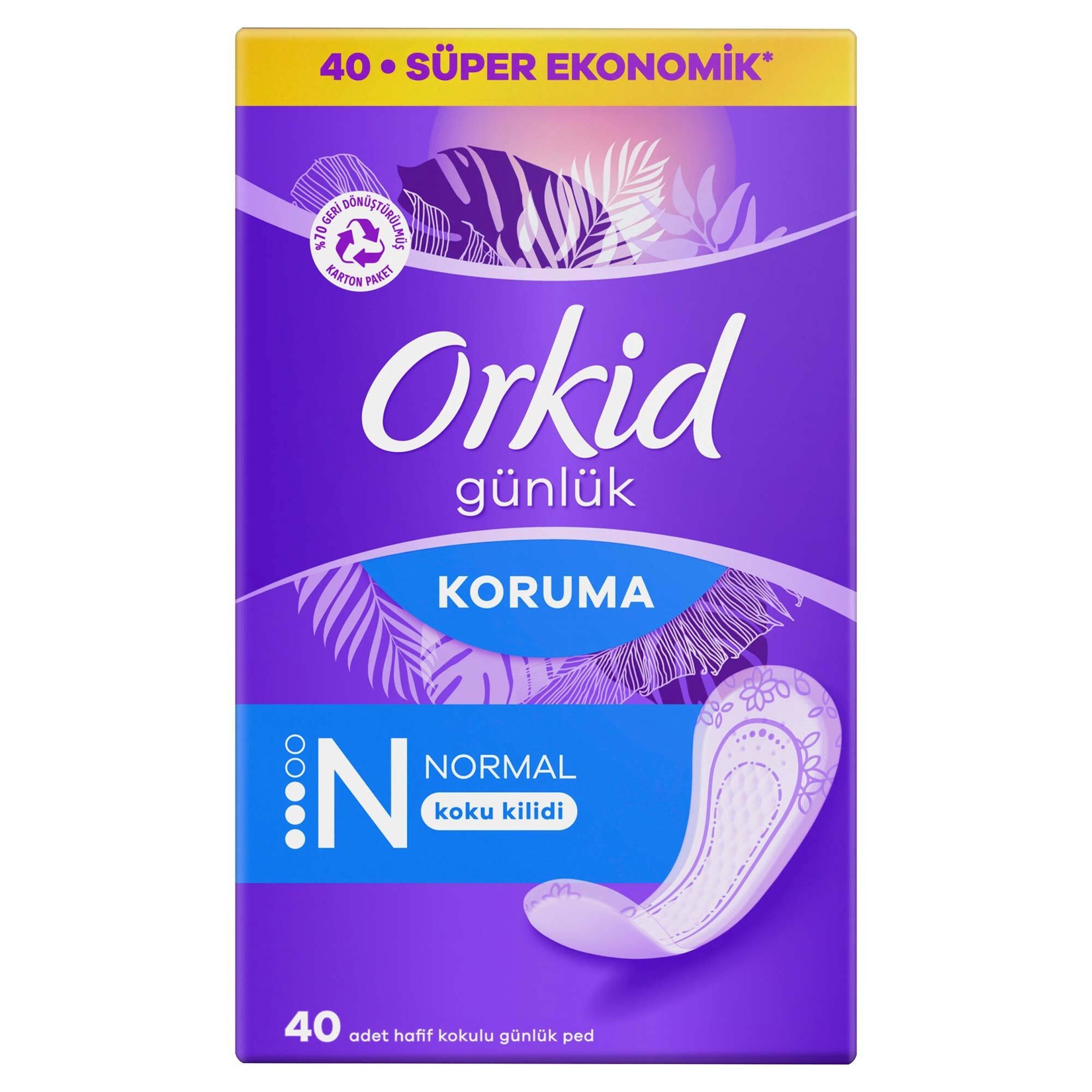 Orkid Günlük Koruma Ekonomik Normal 40'lı - Görsel 1
