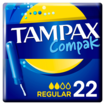Tampax Compak Regular Aplikatörlü Tampon 22'li - Görsel 1
