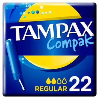 Tampax Compak Regular Aplikatörlü Tampon 22'li