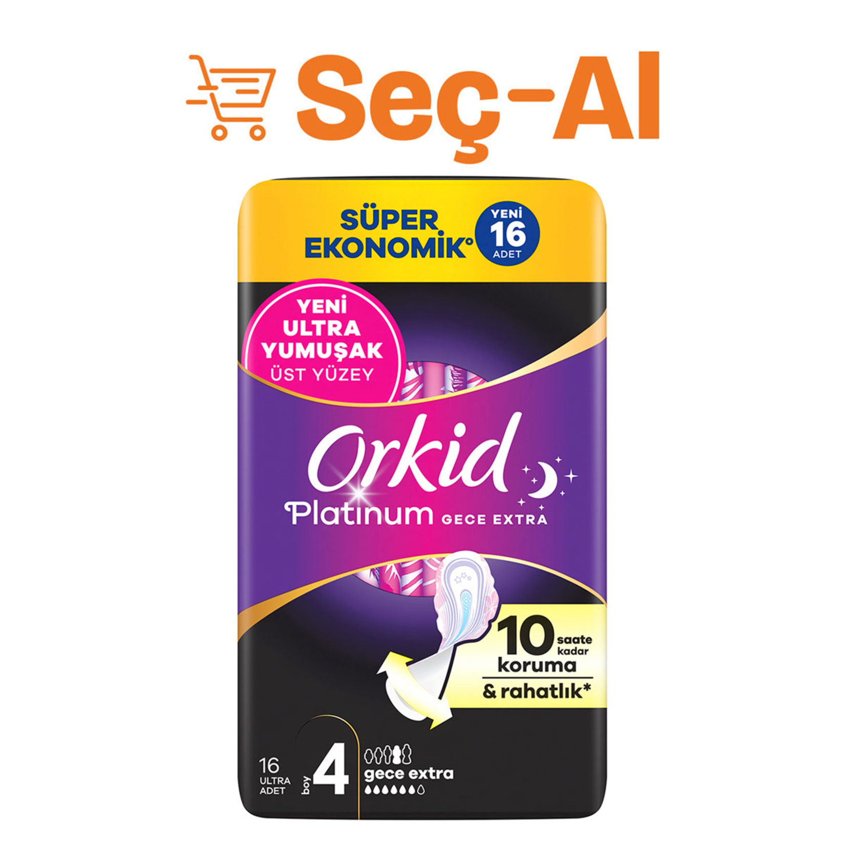 Orkid Platinum Gece Ekstra 16'lı