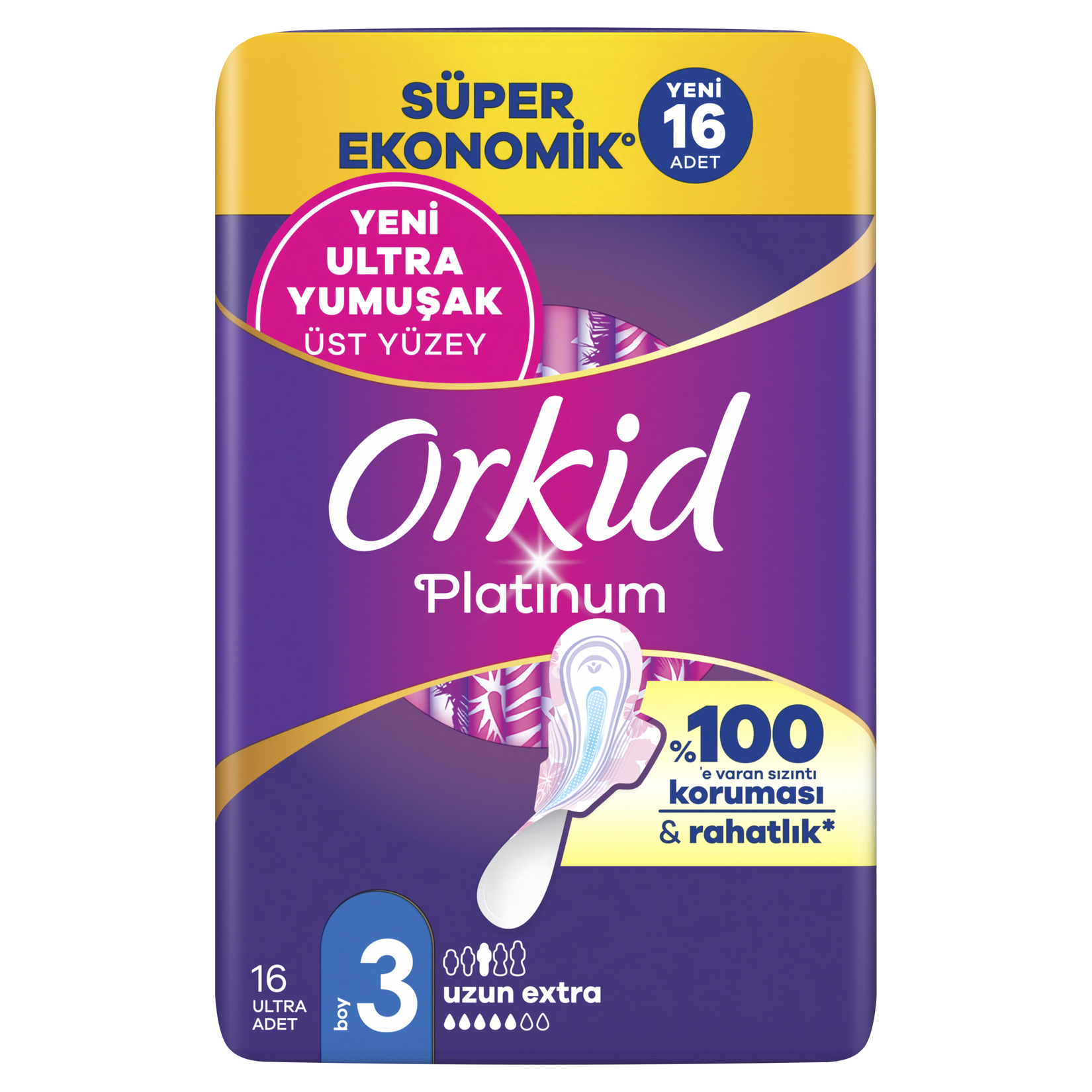 Orkid Platinum Uzun Ekstra 16'lı - Görsel 1