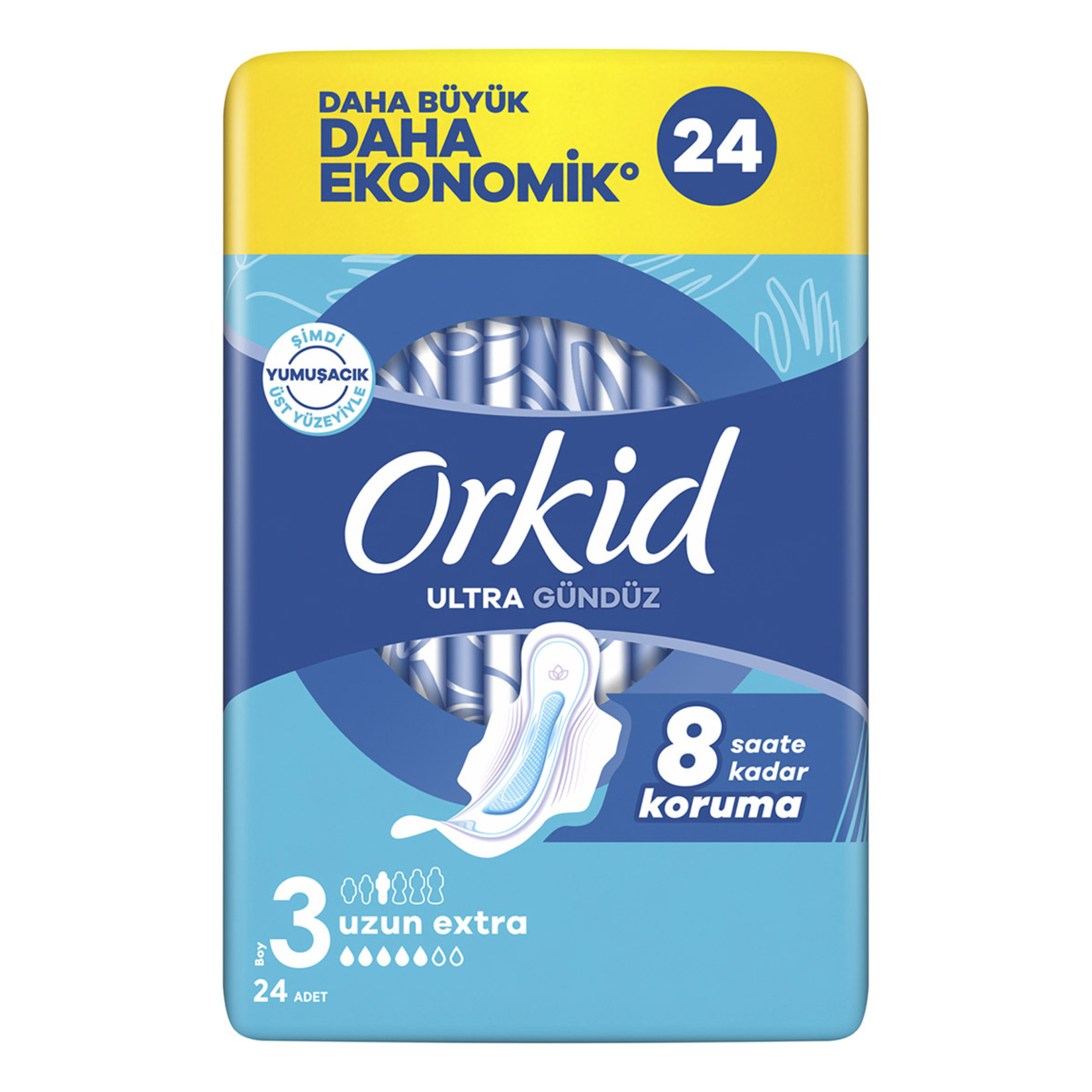 Orkid Ultra Ekstra Uzun Gece 24'lü