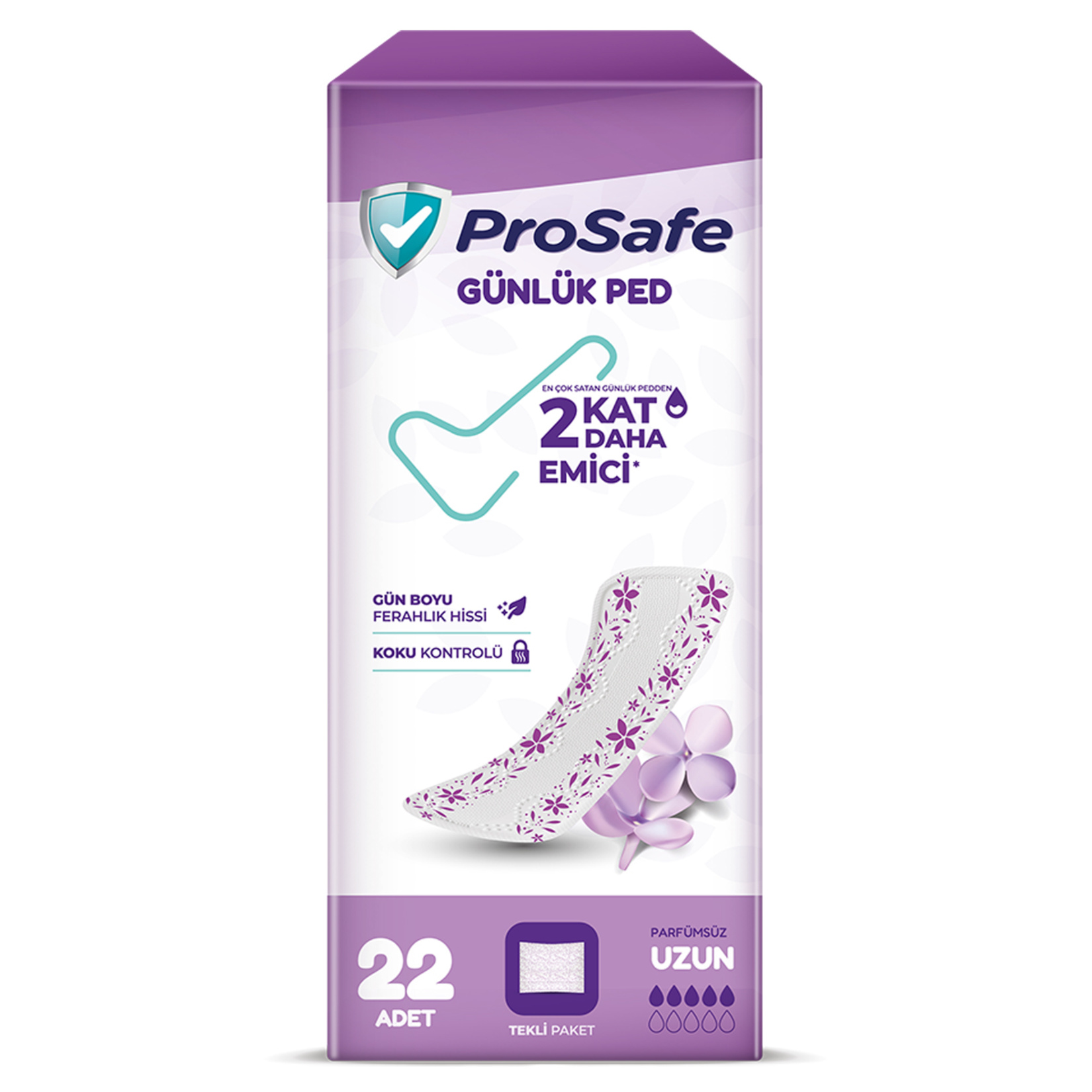 Prosafe Günlük Ped Uzun 22'li