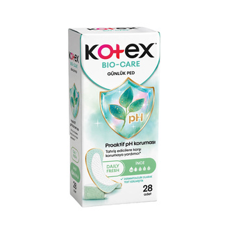 Kotex Bio-Care İnce Günlük Ped 28'li