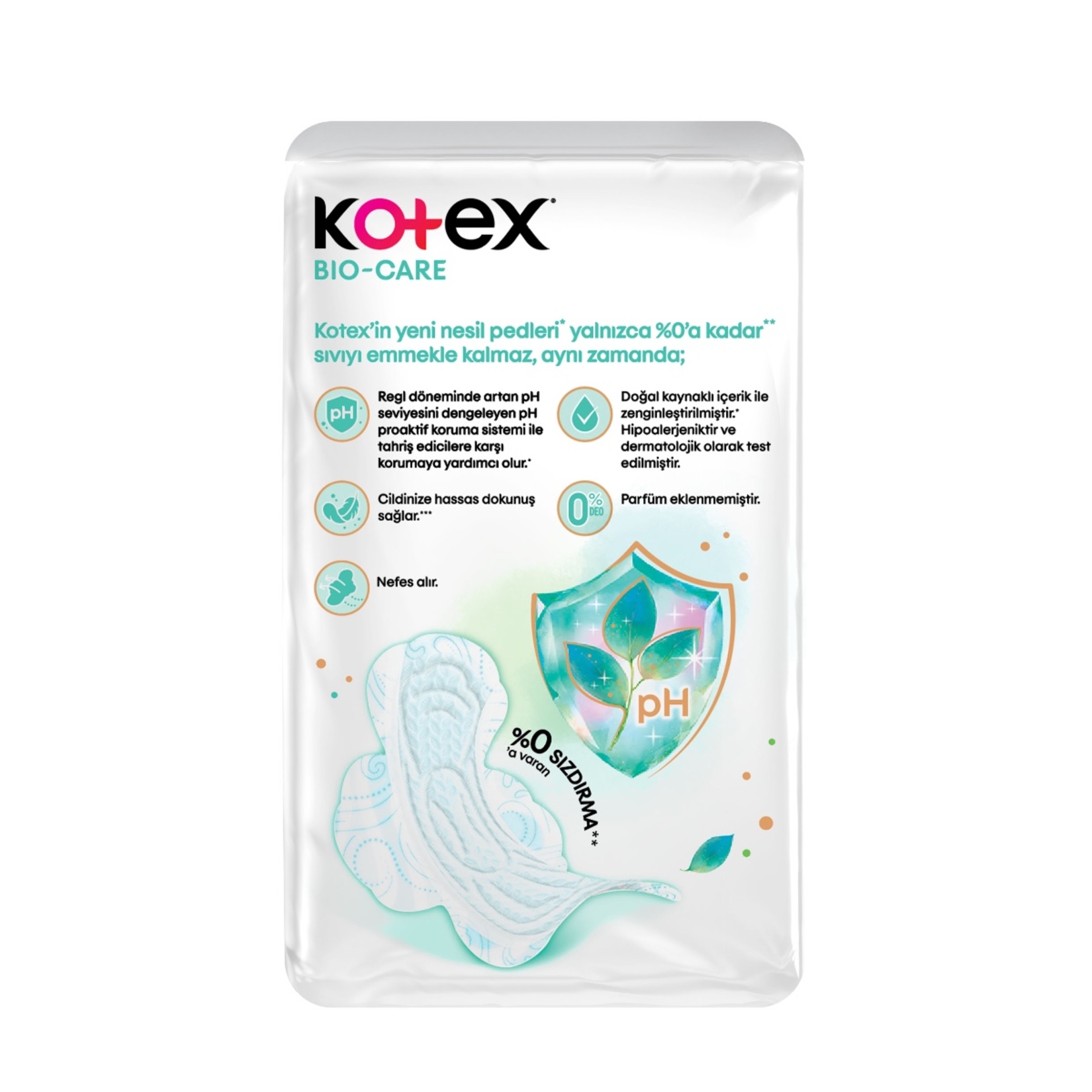 Kotex Bio-Care Quadro Normal 20'li - Görsel 2