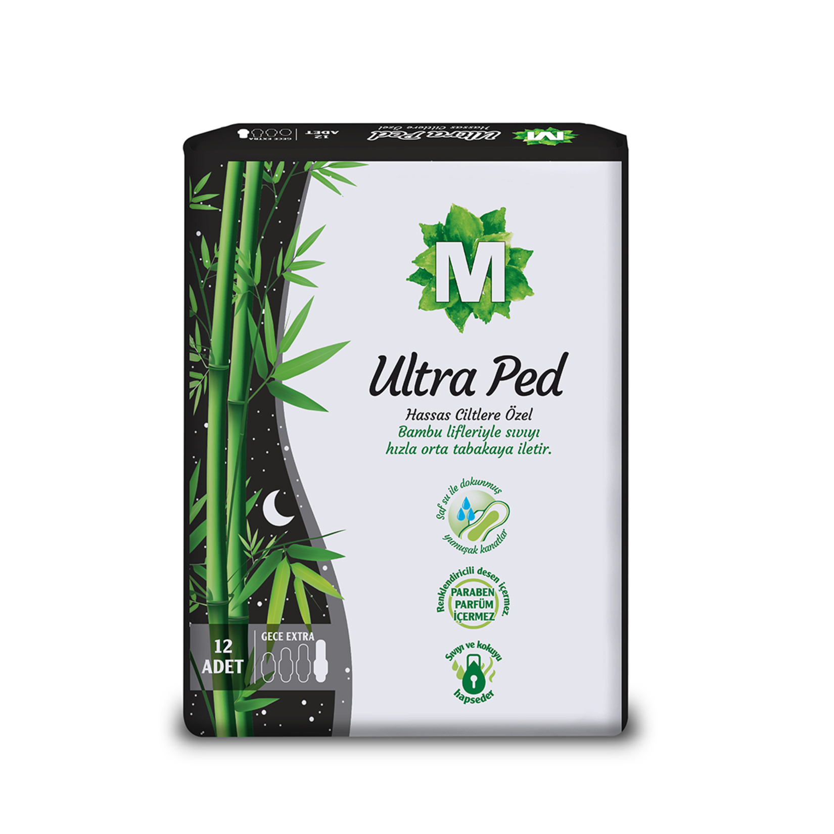 Migros Ultra Hijyenik Ped Gece Extra 12'li