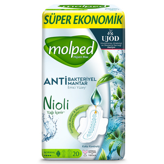 Molped Hijyen Max Süper Ekonomik Normal Hijyenik Ped 20'li