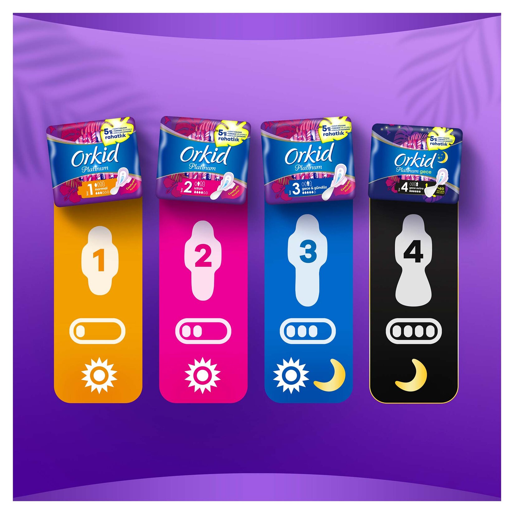 Orkid Platinum Uzun Tekli 7'li - Görsel 8