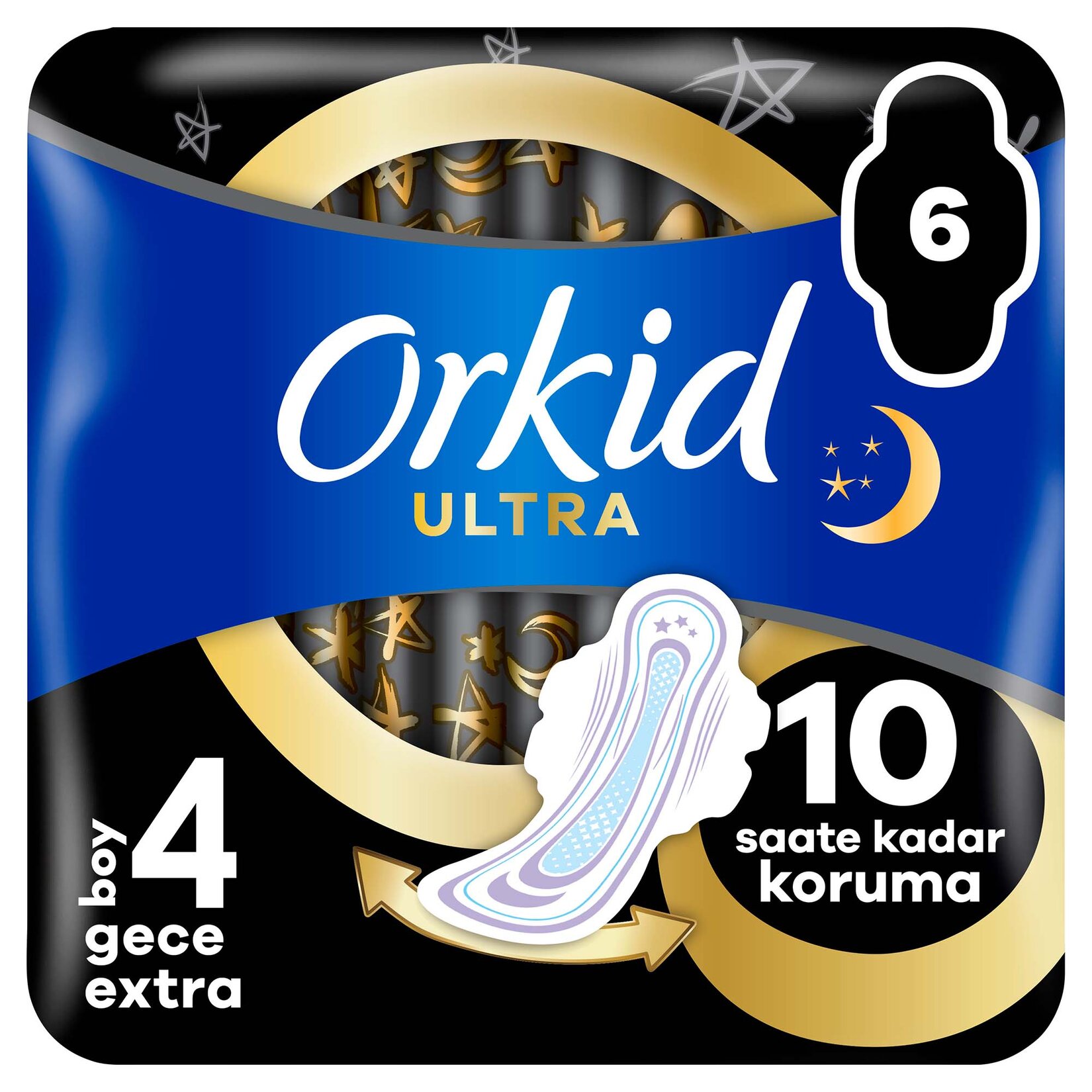 Orkid Ultra Extra Tekli Gece Extra 6'lı - Görsel 1