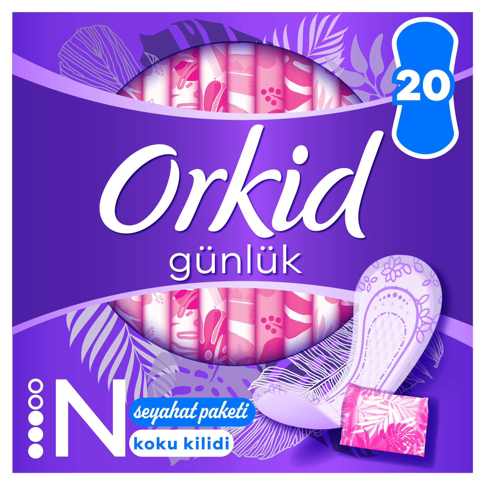 Orkid To Go Günlük Çanta Paketi 20'li - Görsel 1