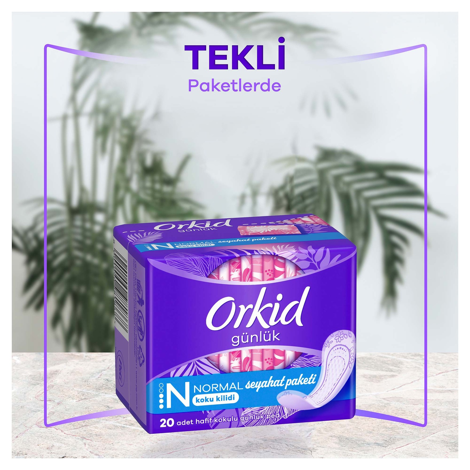 Orkid To Go Günlük Çanta Paketi 20'li - Görsel 7