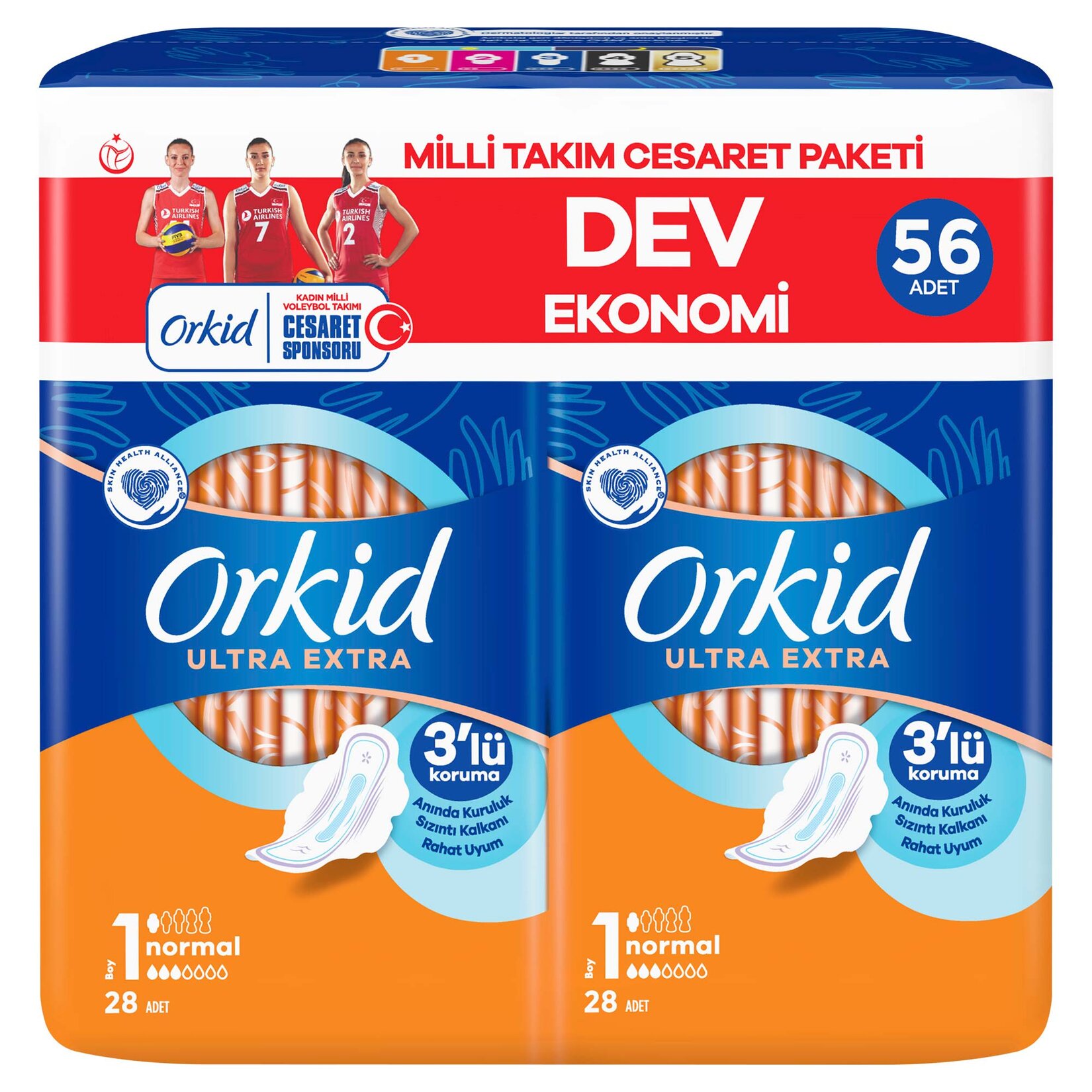 Orkid Ultra Extra Cesaret Paketi Normal 56'lı - Görsel 1