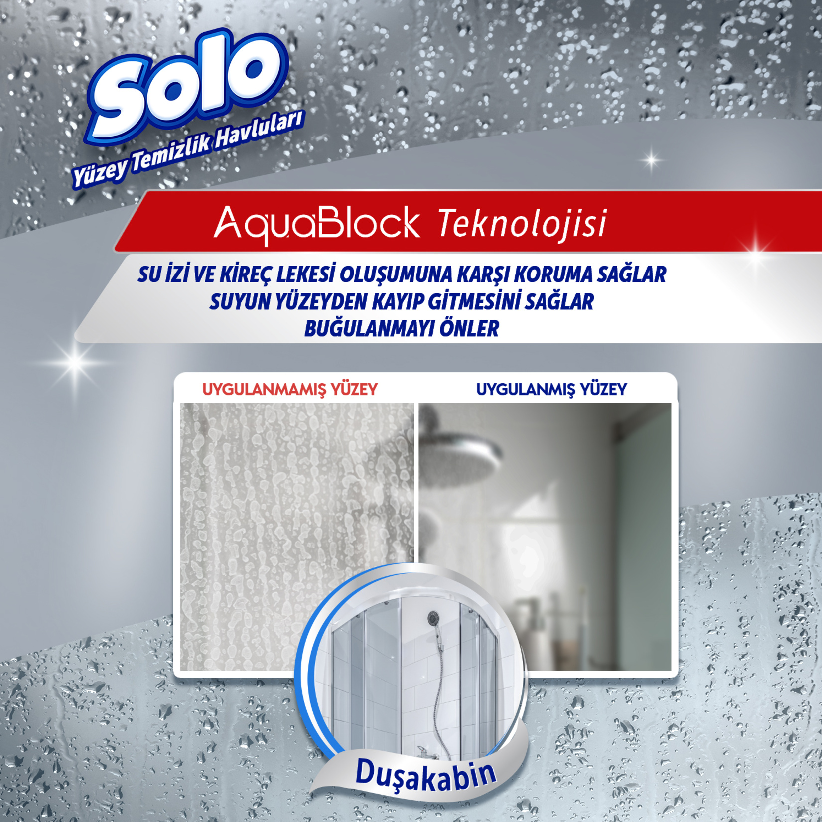 Solo Aquablock Yüzey Temizlik Havlusu 30'lu - Görsel 3