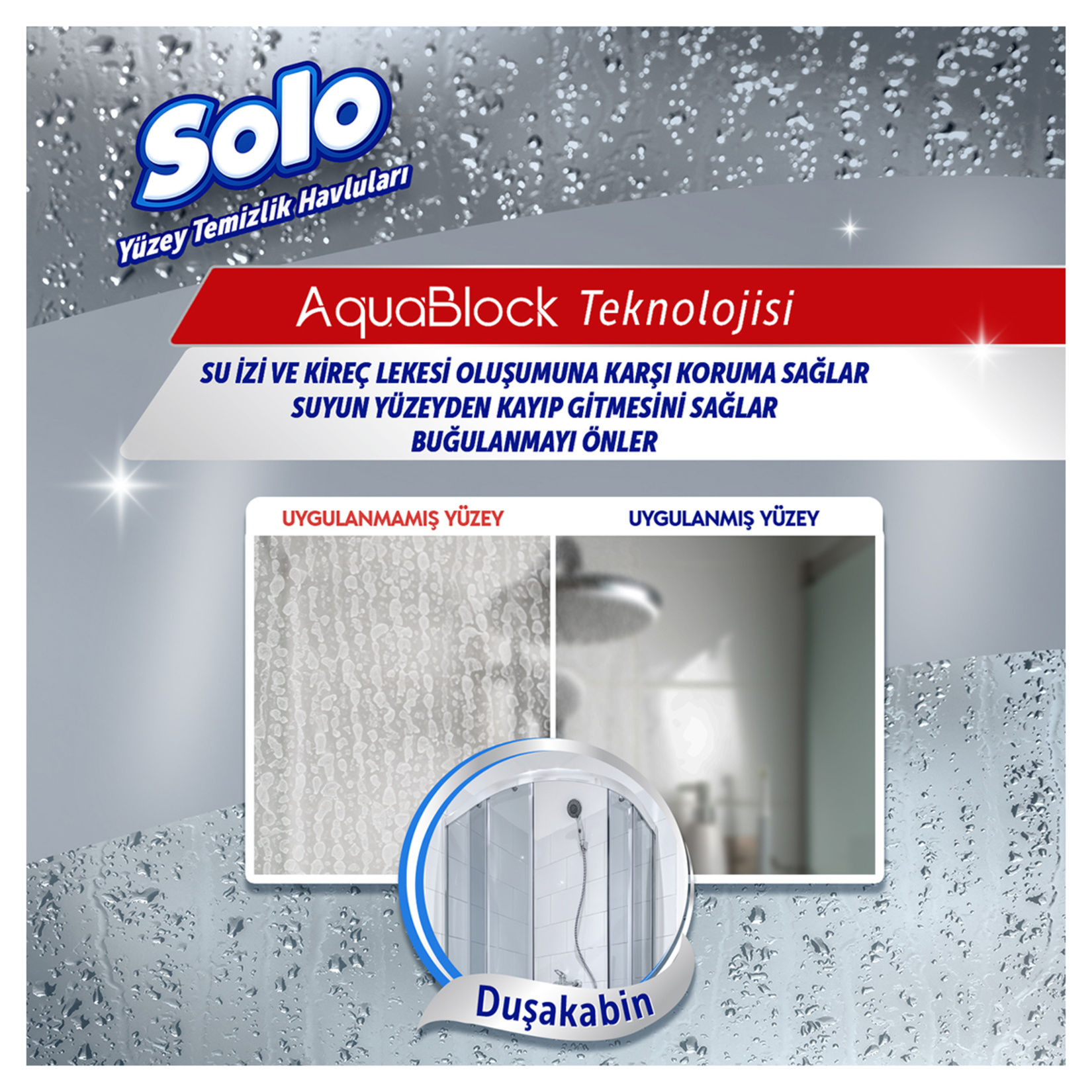 Solo Aquablock Yüzey Temizlik Havlusu 30'lu - Görsel 3