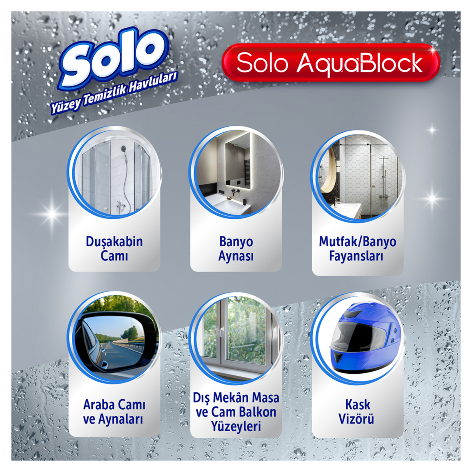 Solo Aquablock Yüzey Temizlik Havlusu 30'lu - Görsel 6