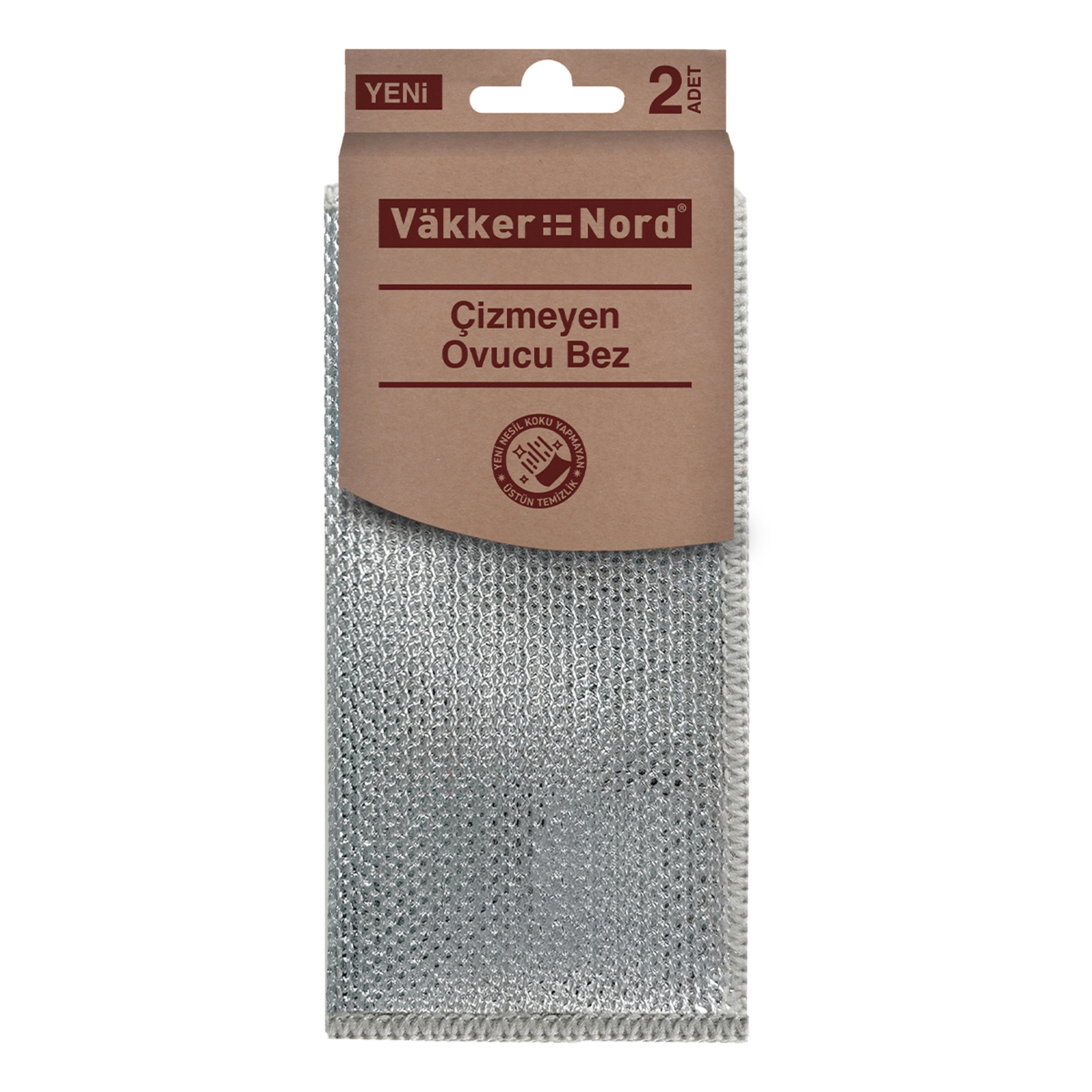 Vakker Nord Çizmeyen Ovucu Bez 2'li