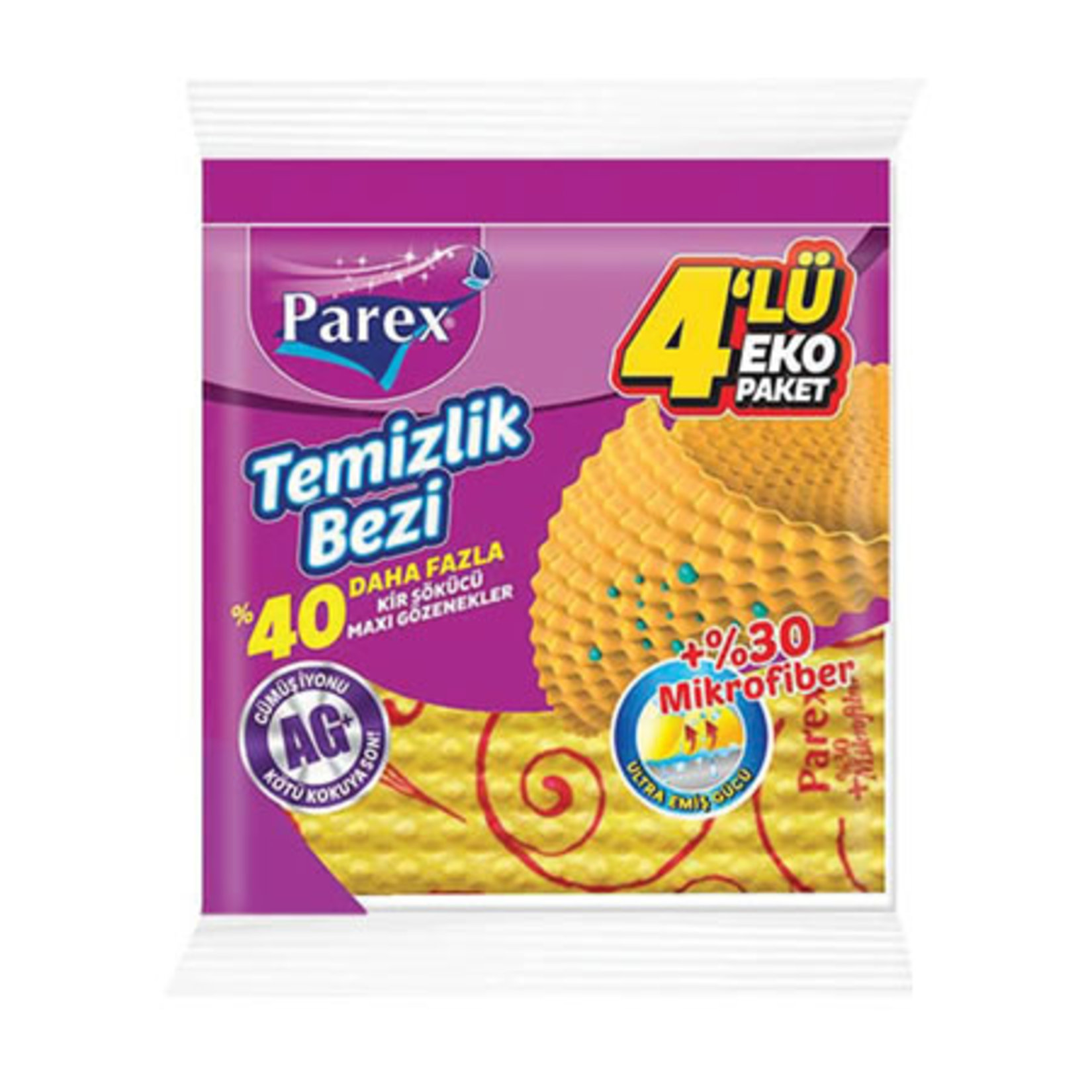 Parex Power Temizlik Bezi 4'lü
