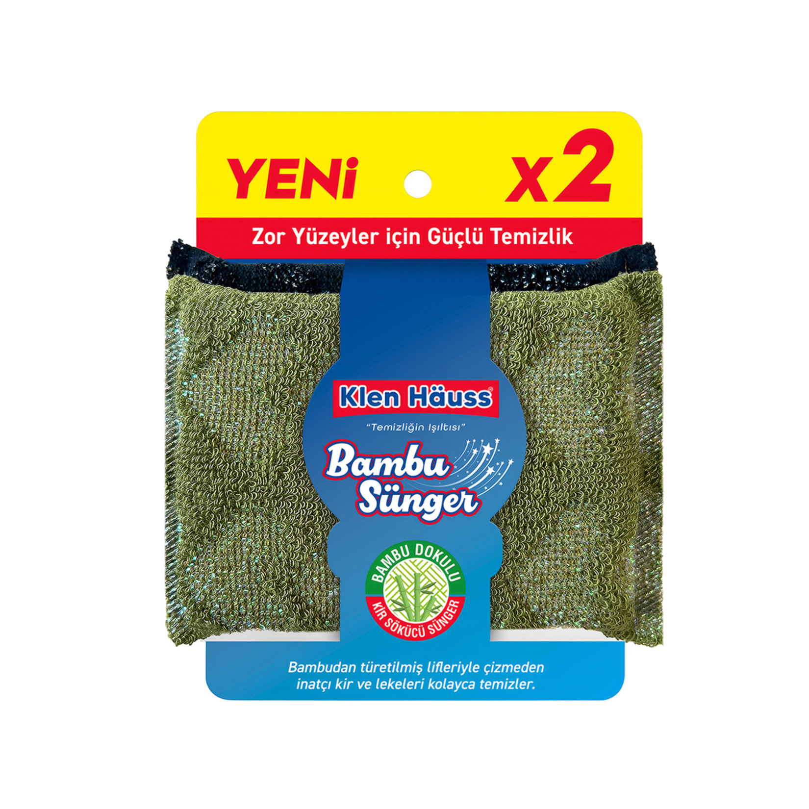 Klen Hauss Bambu Sünger 2'li