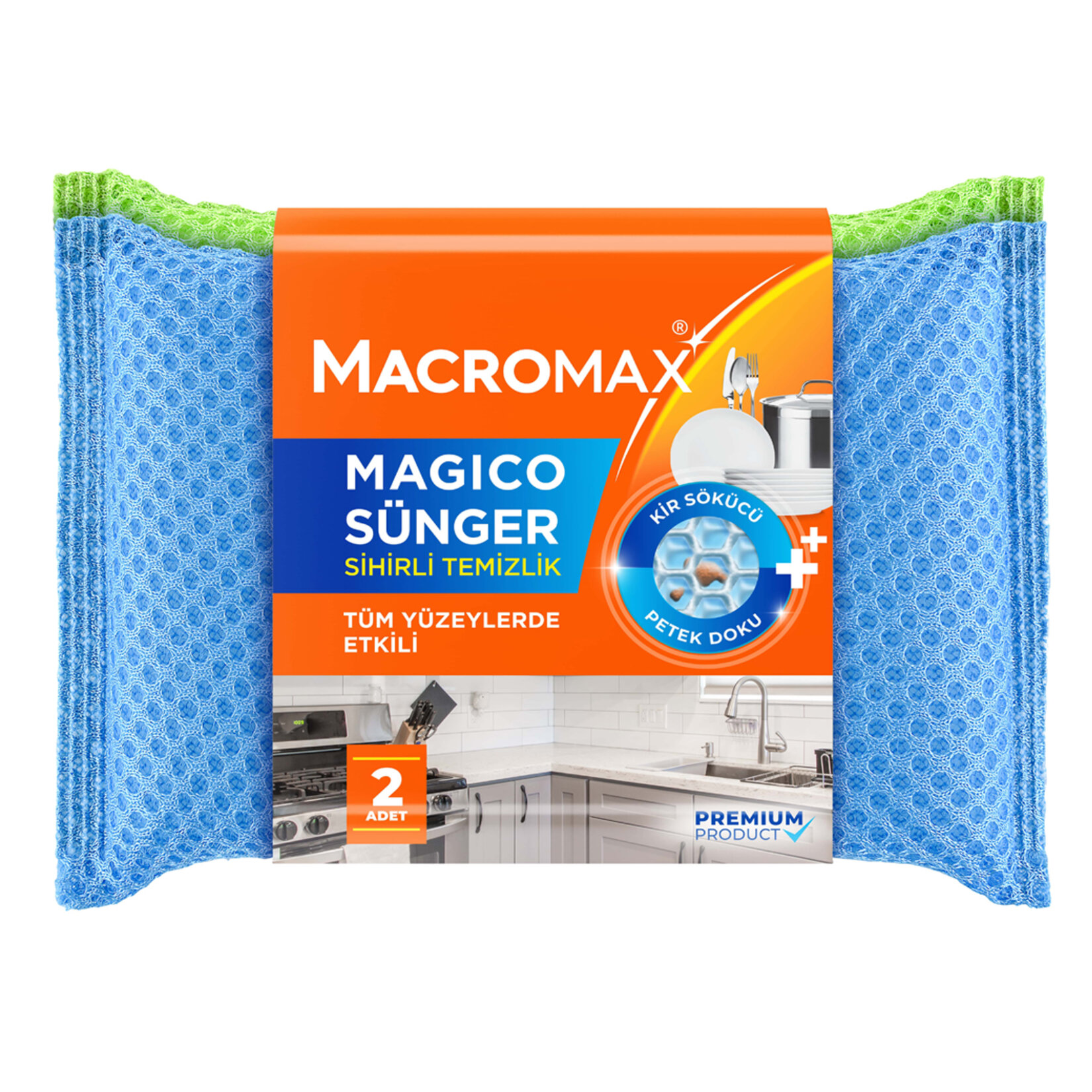 Macromax Magico Sünger 2'li - Görsel 1