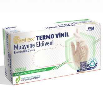 Flex Termovinil Muayene Eldiveni M 100'lü