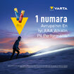 Varta Longlife Power 4 İnce + 4 Kalem Pil + Fener Hediyeli - Görsel 3