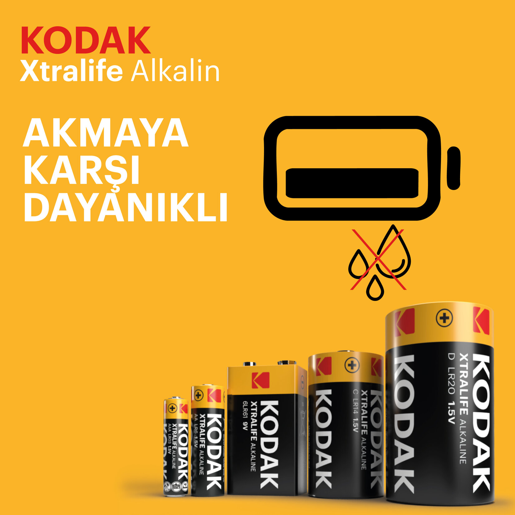 Kodak Xtralife Alkalin Kalem Pil AA 4+2 - Görsel 4