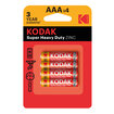 Kodak Çinko Karbon İnce Pil Blister AAA 4'lü - Görsel 1