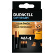 Duracell Optimum AAA Alkalin İnce Kalem Pil 1,5 V (LR03 / MN2400) 4’lü Paket - Görsel 1