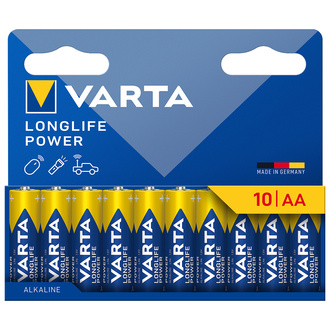 Varta Longlife Power AA Kalem Pil 10'lu Paket (Alkalin)