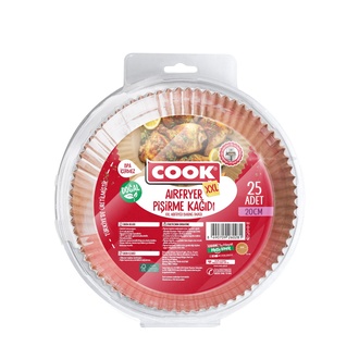 Cook Airfryer Pişirme Kağıdı XXL 25'li