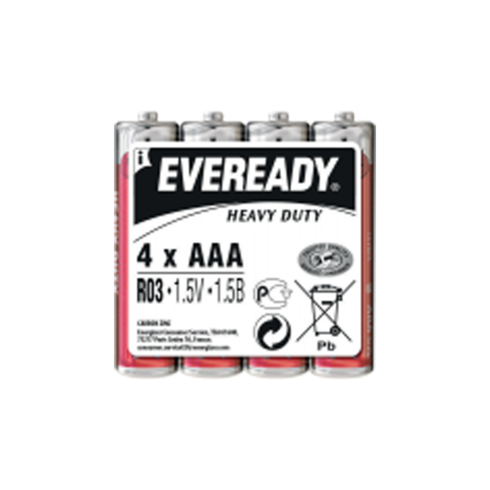 Eveready Heavy Duty AAA İnce Pil 4'lü