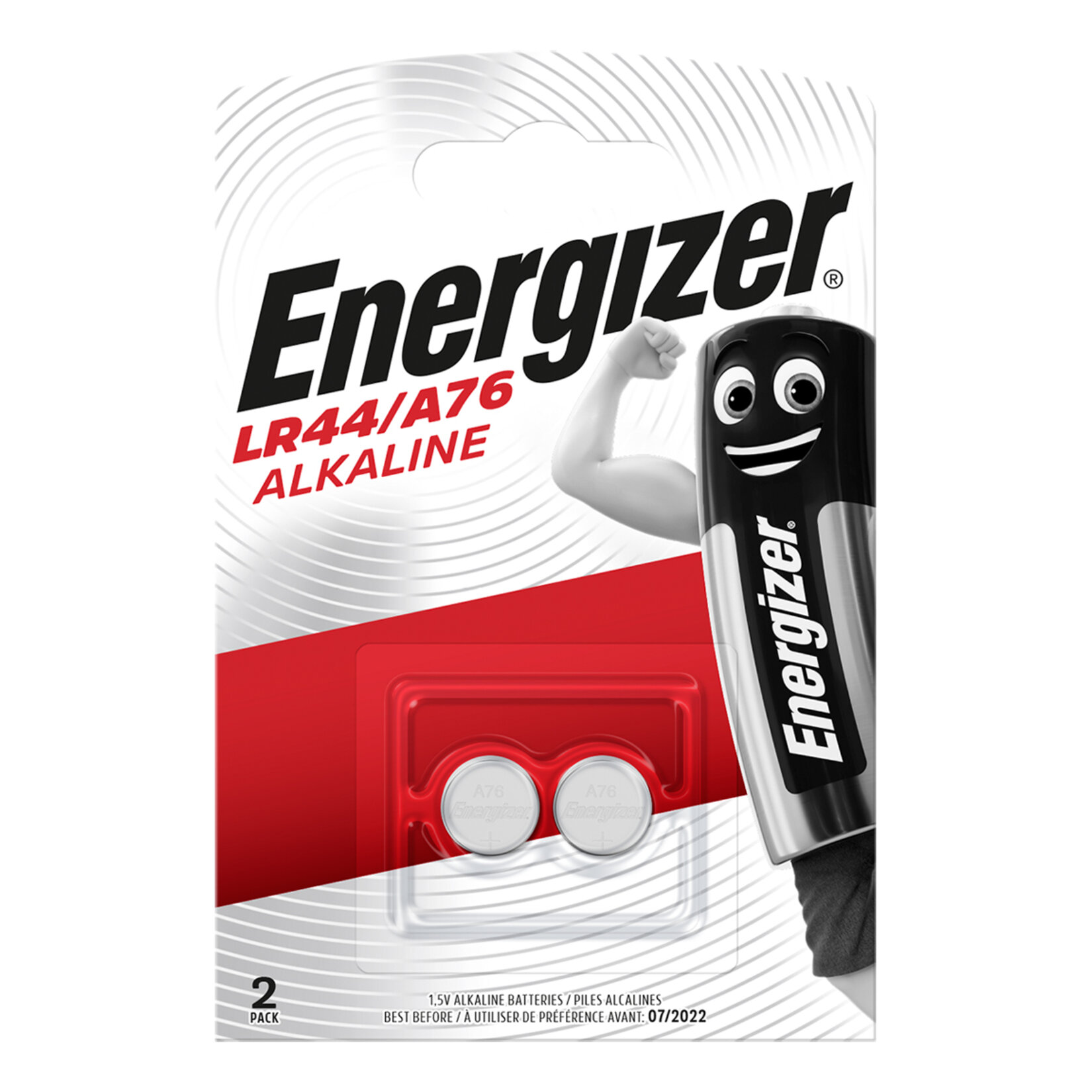 Energizer LR44 / A76 Alkaline 2'li